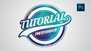 Photoshop  Logo Design Tutorial  Galaxy Logo