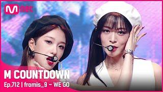 fromis_9 - WE GO KPOP TV Show  #엠카운트다운  Mnet 210603 방송