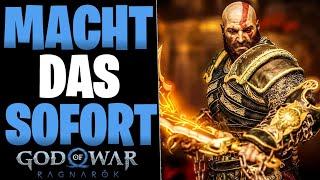 MACHT DAS SOFORT - BESTE Ausrüstung Kampf Tipps & Geheime Einstellungen  God of War Ragnarök Tipps