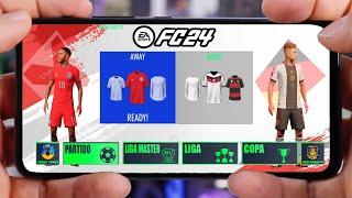 FC 24 MOBILE BR OFFLINE ANDROID GRÁFICOS 4K  FIFA 16 MOD FIFA 24 BRASILEIRÃO - TRANSFERS & KITS 24