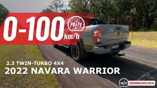 2022 Nissan Navara PRO-4X Warrior 0-100kmh & engine sound