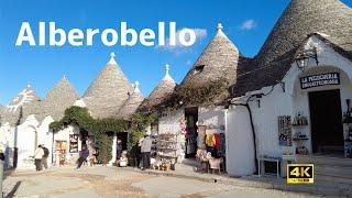 Alberobello Italy Walking Tour - 4K