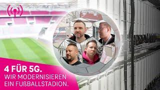 4 für 5G Frischer Mobilfunk für Stadion in Stuttgart