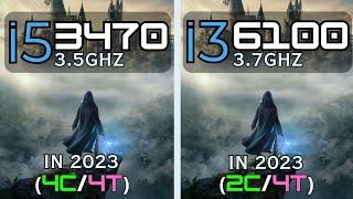 i5 3470 vs i3 6100 Tested in 12 Games  1080p