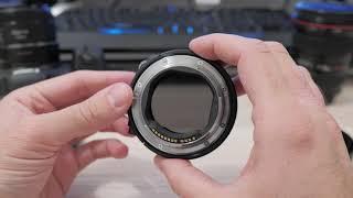 Canon drop-in filter EF-RF mount adapter