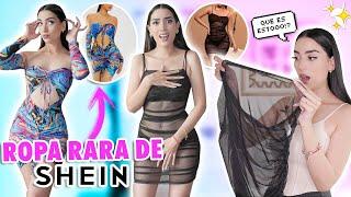 PROBANDO LA ROPA MÁS RARA Y SEXY DE SHEIN ¿ES COMO LAS FOTOS?  CLAUDIPIA