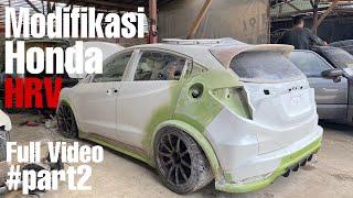 Modifikasi Honda HRVPasang AirsuspensiCustom BodykitGanti WarnaGanti VelgCustom Interior #part2