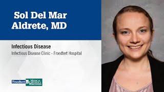 Dr. Sol Del Mar Aldrete infectious disease specialist