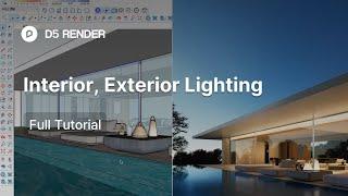 How to Render Interior & Exterior Lighting for a Villa  Community-made Tutorial