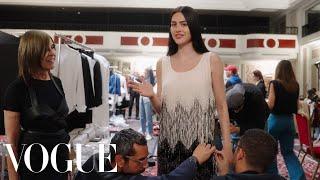 Inside Amelia Grays Final Fitting With Carine Roitfeld for Vogue World Paris  Vogue