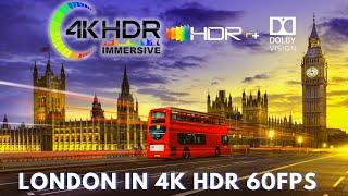 London in 4K HDR 60 FPS  Walk and Explore London