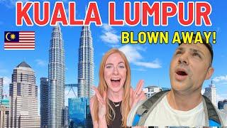 KUALA LUMPUR MALAYSIA IS AMAZING - This city SHOCKED US #malaysia #travel #kualalumpur #vlog
