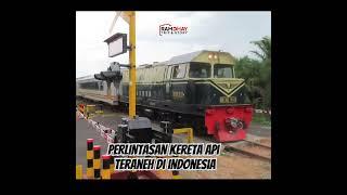 Perlintasan kereta api teraneh di indonesia