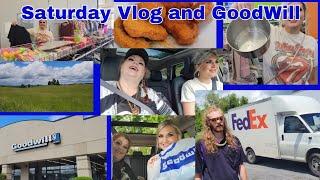 SATURDAY VLOG GOODWILL AND DOLLAR TREE  Encounter With FedEx Driver  May 18 2024