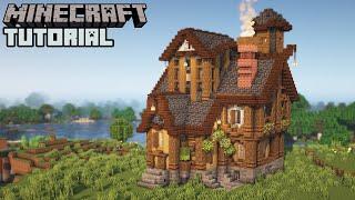 Minecraft - Large Survival House Tutorial How to Build