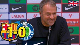 Press Conference HANSI FLICK FC BARCELONA v GETAFE CF