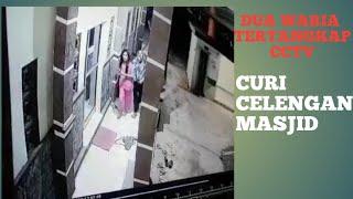 Dua Waria Tertangkap CCTV Curi Uang Celengan Masjid