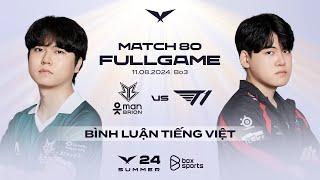 BRO vs T1  Full Game 1 2  Match 80  LCK Mùa Hè 2024