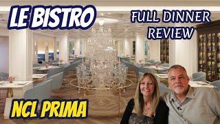 Le Bistro Specialty Dining Review  Norwegian Prima