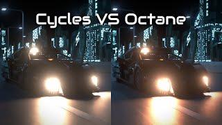 Blender Cycles vs Octane  No Commentary Part 1 or 2