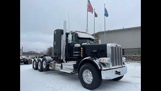 Giltner Heavy Hauls New 2023 Peterbilt 389 4 Axle with 58 Stand Up Sleeper & 2-Speed Rears
