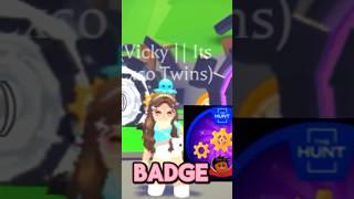 GET LIMITED HUNT BADGE Adopt Me #adoptmeupdate