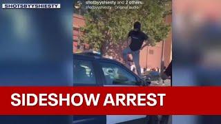 Chaotic San Jose sideshow leads to arrest  KTVU