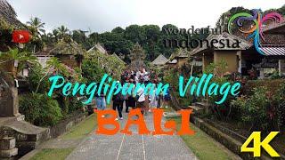4K Walking Tour at Penglipuran Village BALI #wonderfulIndonesia