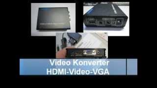 Konverter HDMI auf Video oder VGA