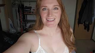 4K Super Transparent Try on Haul review  - amazing see trough lingerie with Jess Ginger 2024