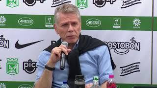 Rueda de prensa de Atlético Nacional tras su partido ante Pasto