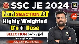 SSC JE 2024  Civil Engineering  Highly Weightage Questions  By kamalakar sir