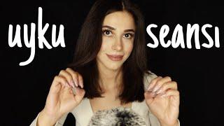 ASMR UYKU SEANSI İLE RAHATLA    SAÇ TARAMA & KAFA MASAJI & YÜZÜNE SERUM SÜRME  ASMR TÜRKÇE