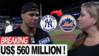 Yankees News Yankees Making A Huge Trade For Juan SotoThe Trade Is Projected At $550-560 Million?