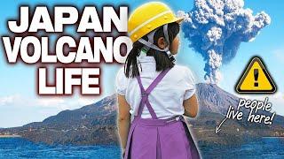 What Living on Japans MOST ACTIVE Volcano is Like  These People Are...