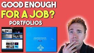 Can you get a job with THESE REAL portfolios?