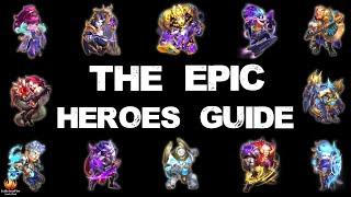 Castle Clash Heroes Guide All Epic Heroes NEW FOR 2021