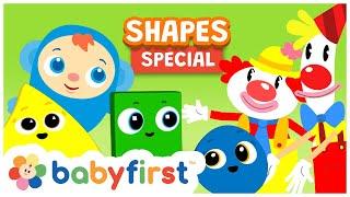 Shapes Special  Educational videos for kids  Learning Shapes  Songs Games & More  BabyFirst TV