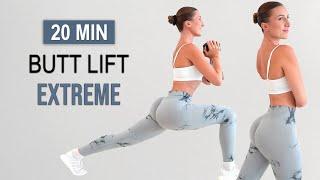 20 MIN PILATES BUTT LIFT EXTREME  Round Booty  Glute Activation with Weights No Repeat