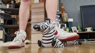 Armes kleines Zebra. looner  inflatable pop