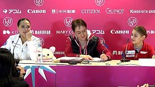 Press Conference  Grand Prix Final 201920  Short Program