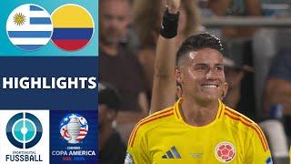 Irre Schlussphase im Halbfinale James schnappt sich den Rekord   Uruguay - Kolumbien