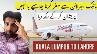 Batik Airline Reviews Flying from Kuala Lumpur to LAHORE