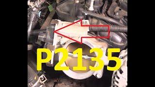 How to Fix Chevy GMC P2135 Code ThrottlePedal Position SensorSwitch A  B Voltage Correlation