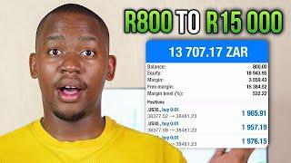 Turning R800 into R15000 in 15 Minutes Trading Us30 + Market Breakdown