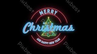 Intro Templates  Neon Christmas Title Animation Effects  MP4  Pikbest.com