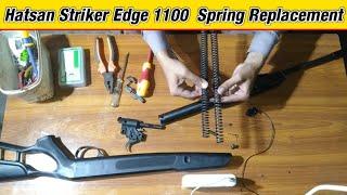 Hatsan Striker Edge 1100 Spring Replacement  How to change the spring of an air gun  Airguns