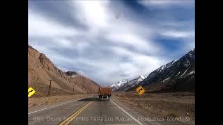 Tramo sobre la RN7. Desde Penitentes hasta Los Puquios. Mendoza. 06.06.2023