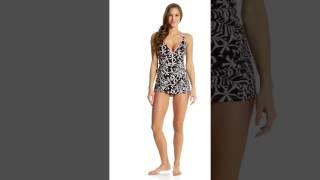 Tommy Bahama Pinwheel Palms Skirted Hipster Bikini Bottom  SwimOutlet.com