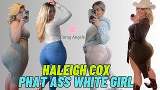 Haleigh Cox American Fashion PlusSize Model Fitness Blonde Model  Biography Quick Facts Wiki